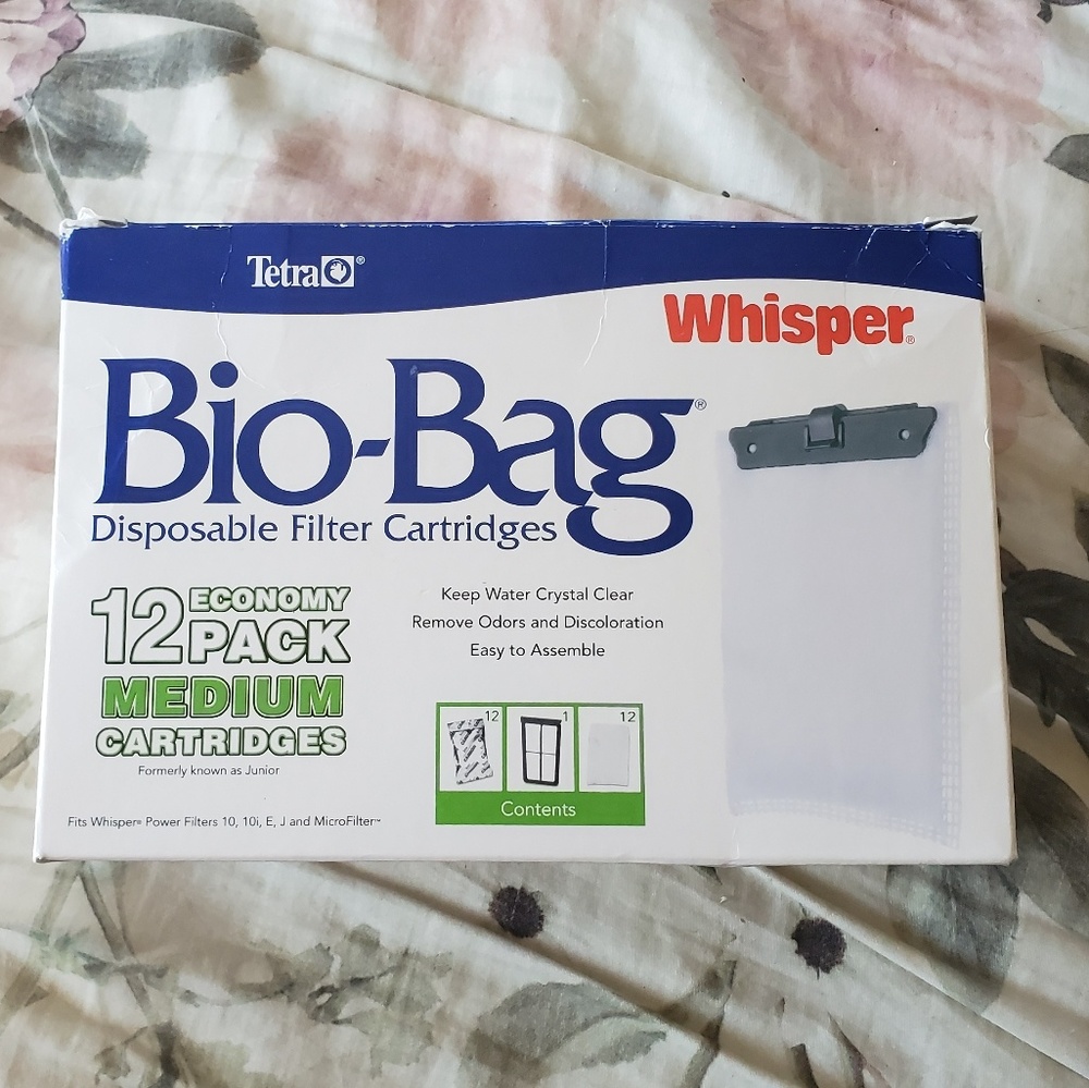 Tetra bio bag whisper 12 pack